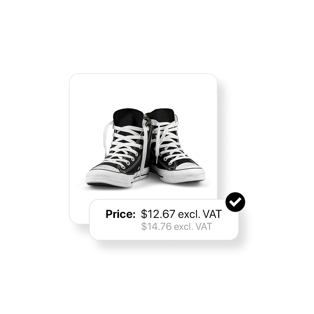 Show VAT prices on your product page